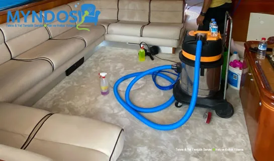 Bodrum tekne halısı ve koltuk yıkama — leke ve koku giderimi